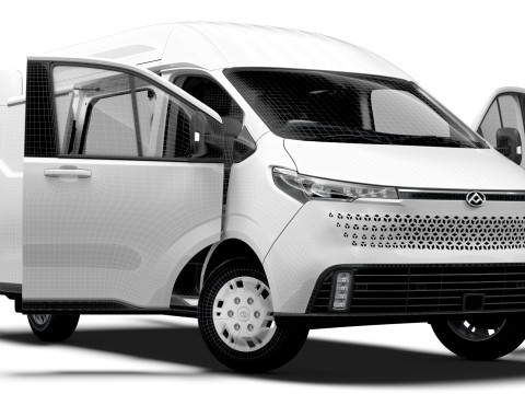 Maxus eDeliver 7 L1H2 HQ Interior 2024 Model 3D