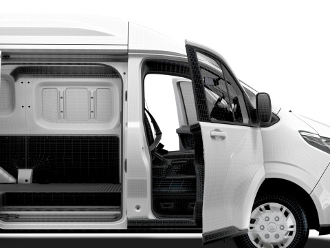 Maxus eDeliver 7 L1H2 HQ Interior 2024 Model 3D