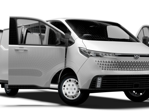 Maxus eDeliver 7 L2H1 HQ Interior 2024 3D Модель
