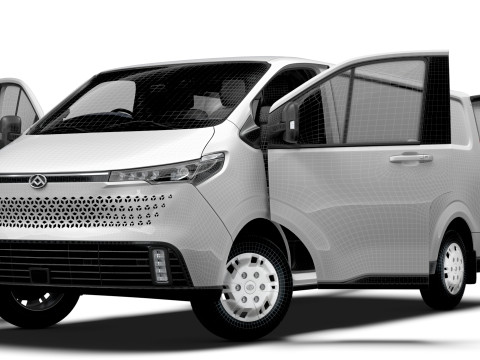 Maxus eDeliver 7 L2H1 HQ Interior 2024 3D Модель