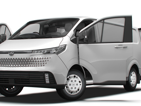 Maxus eDeliver 7 L2H1 HQ Interior 2024 3D Модель