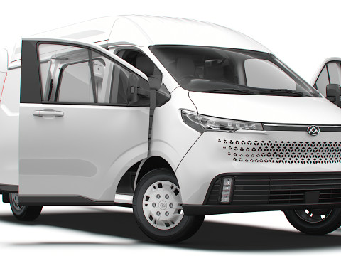 Maxus eDeliver 7 L2H2 HQ Interior 2024 3D Model