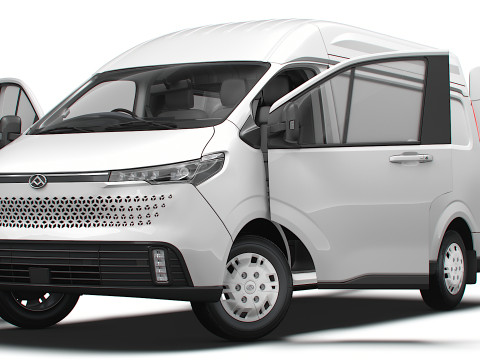 Maxus eDeliver 7 L2H2 HQ Interior 2024 Model 3D