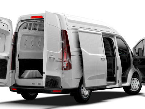 Maxus eDeliver 7 L2H2 HQ Interior 2024 Model 3D