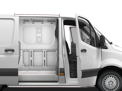 Freightliner Sprinter L1H1 FWD HQ Interior 2024 Model 3D