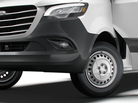 Wnętrze Freightliner Sprinter L1H1 FWD HQ 2024 Model 3D