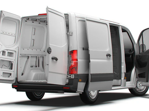 Wnętrze Freightliner Sprinter L1H1 FWD HQ 2024 Model 3D