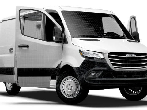 Wnętrze Freightliner Sprinter L1H1 FWD HQ 2024 Model 3D