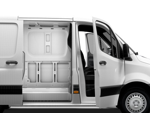 Freightliner Sprinter L1H1 FWD HQ Interior 2024 Model 3D