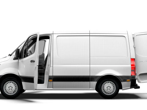 Wnętrze Freightliner Sprinter L1H1 FWD HQ 2024 Model 3D