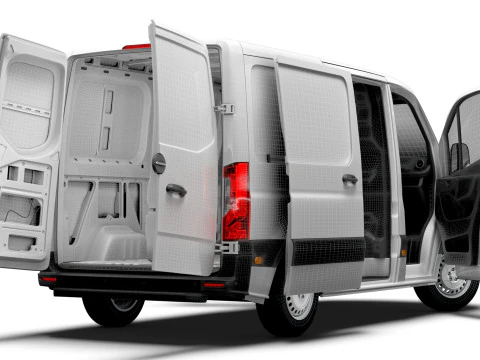 Wnętrze Freightliner Sprinter L1H1 FWD HQ 2024 Model 3D