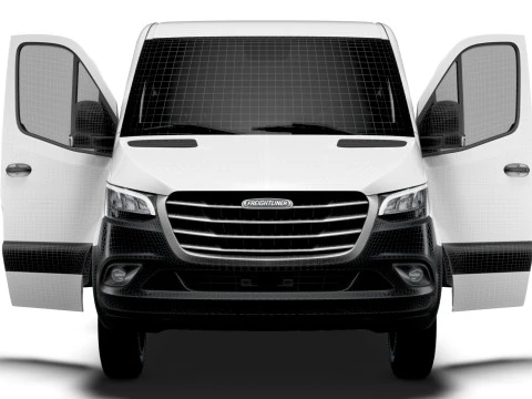 Wnętrze Freightliner Sprinter L1H1 FWD HQ 2024 Model 3D