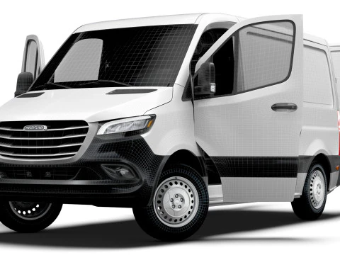 Wnętrze Freightliner Sprinter L1H1 FWD HQ 2024 Model 3D