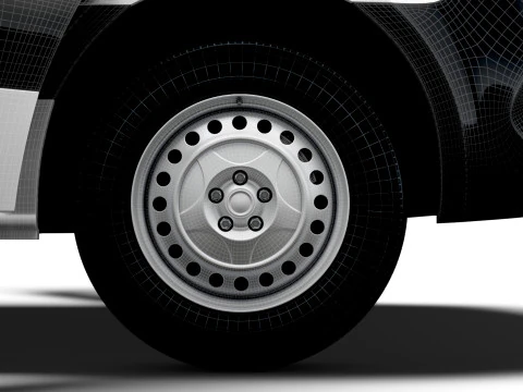 Wnętrze Freightliner Sprinter L1H1 FWD HQ 2024 Model 3D