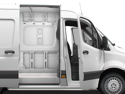 Freightliner Sprinter L1H2 FWD HQ Interior 2024 3D Model