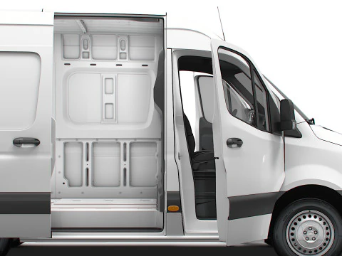 Freightliner Sprinter L1H2 FWD HQ Interior 2024 3D Model