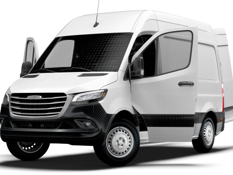 Freightliner Sprinter L1H2 FWD HQ Interior 2024 3D Model