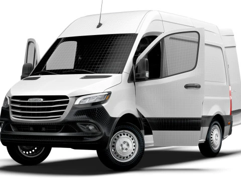 Freightliner Sprinter L1H2 FWD HQ Interior 2024 3D Model