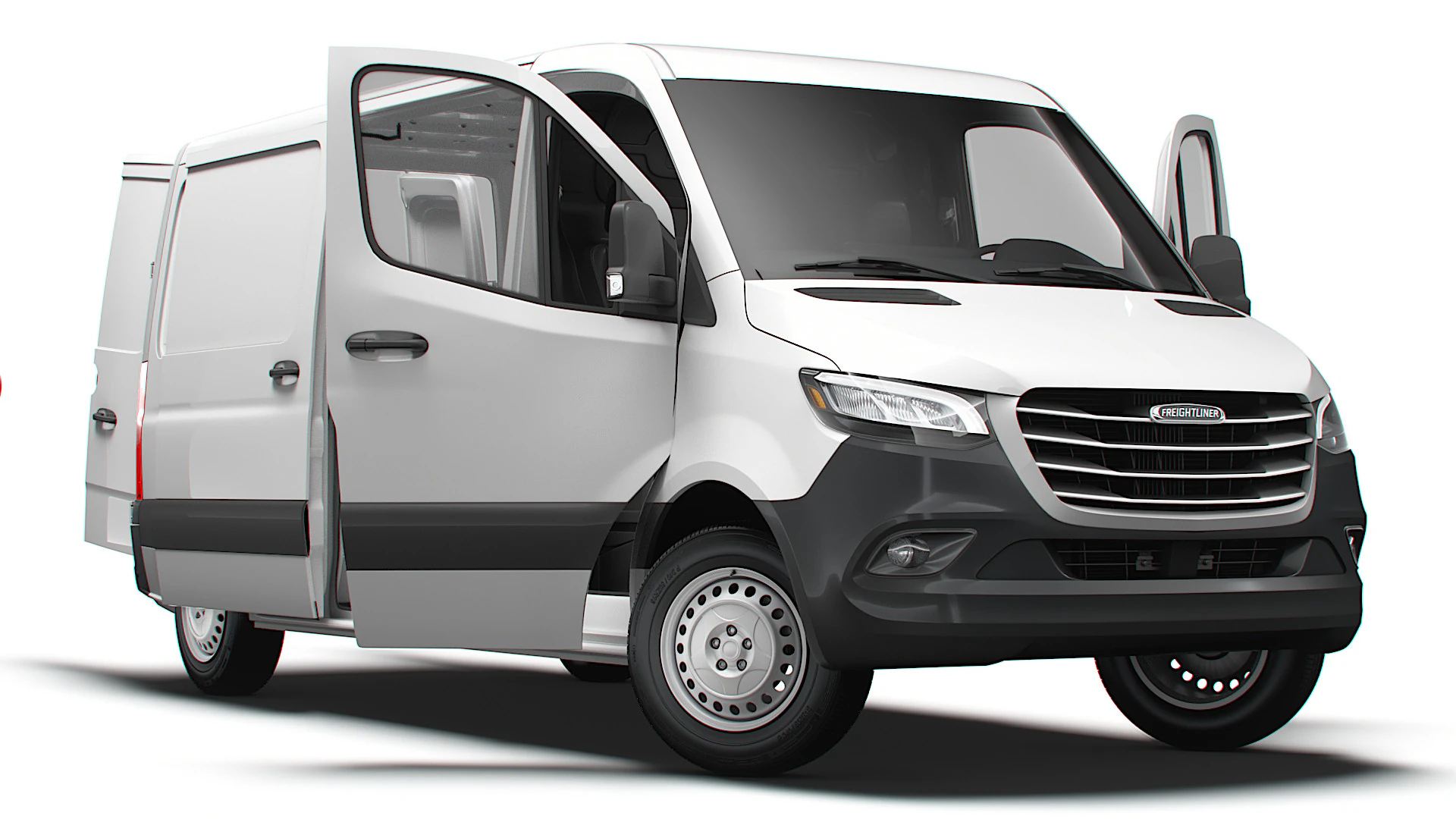 Freightliner Sprinter L2H1 FWD HQ Interior 2024 3D Model .c4d .max .obj .3ds .fbx .stl .blend