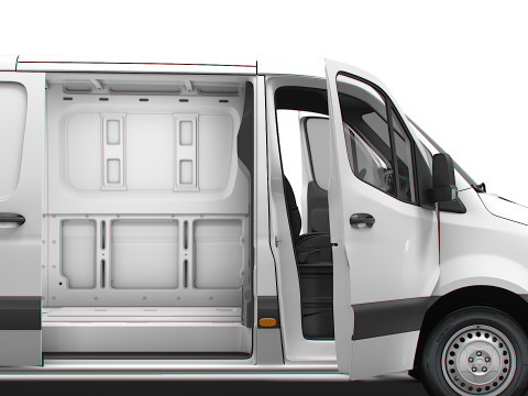 Freightliner Sprinter L2H1 FWD HQ Interior 2024 3D 모델