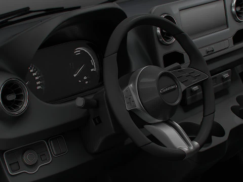 Freightliner Sprinter L2H1 FWD HQ Interior 2024 3D Model