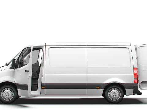 Freightliner Sprinter L2H1 FWD HQ Interior 2024 3D Model