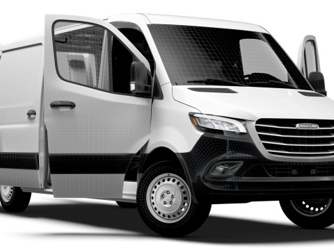Freightliner Sprinter L2H1 FWD HQ Interior 2024 3D 모델