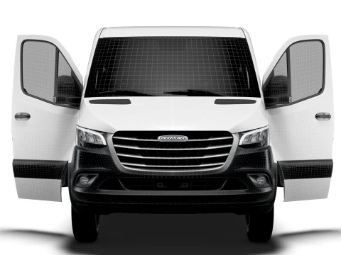 Freightliner Sprinter L2H1 FWD HQ Interior 2024 3D Model