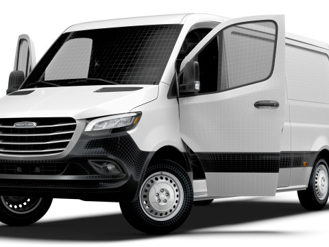 Freightliner Sprinter L2H1 FWD HQ Interior 2024 3D 모델