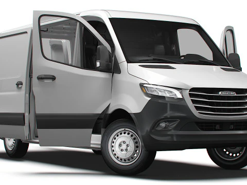 Freightliner Sprinter L2H1 RWD HQ Interior 2024 Modelo 3D