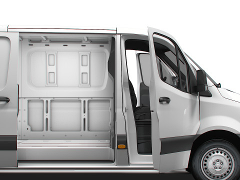 Freightliner Sprinter L2H1 RWD HQ Interior 2024 3D Модель