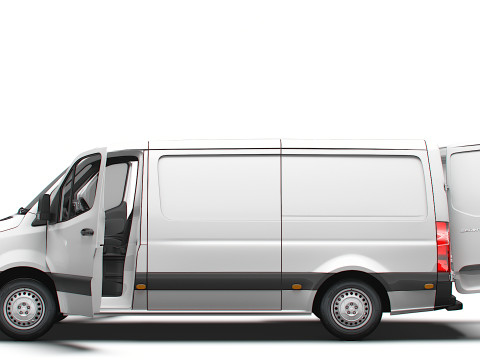 Freightliner Sprinter L2H1 RWD HQ Interior 2024 3D Модель