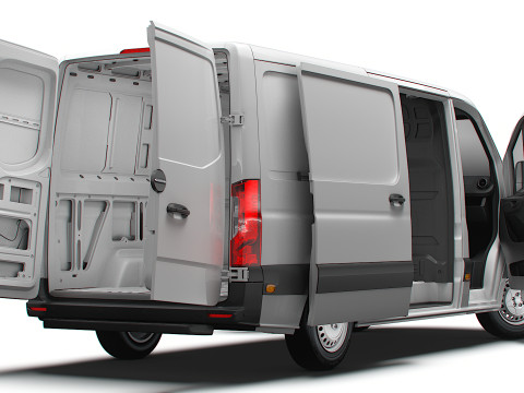 Freightliner Sprinter L2H1 RWD HQ Interior 2024 3D Модель
