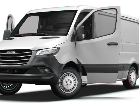 Freightliner Sprinter L2H1 RWD HQ Interior 2024 3D Модель