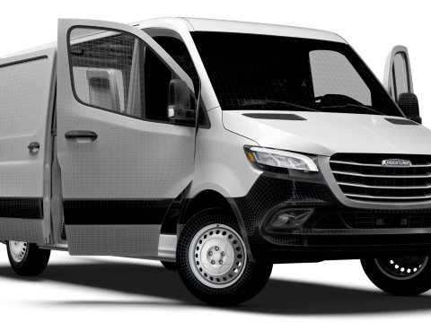 Freightliner Sprinter L2H1 RWD HQ Interior 2024 3D Модель
