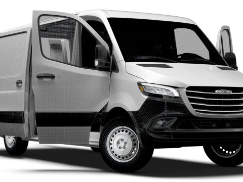 फ्रेटलाइनर स्प्रिंटर L2H1 RWD मुख्यालय इंटीरियर 2024 3D मॉडल