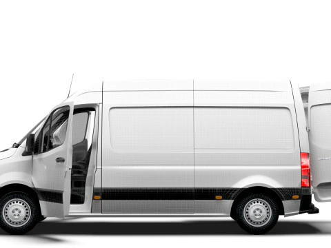 Freightliner Sprinter L2H2 FWD HQ Interior 2024 3D Model