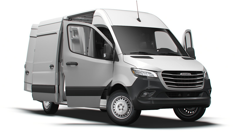 Freightliner Sprinter L2H2 RWD HQ Interior 2024 Model 3D .c4d .max .obj .3ds .fbx .stl .blend 