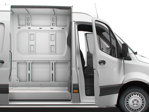 Freightliner Sprinter L2H2 RWD HQ Interior 2024 Model 3D