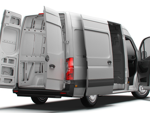 Freightliner Sprinter L2H2 RWD HQ Interior 2024 Model 3D