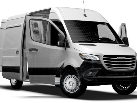 Freightliner Sprinter L2H2 RWD HQ Interior 2024 Model 3D