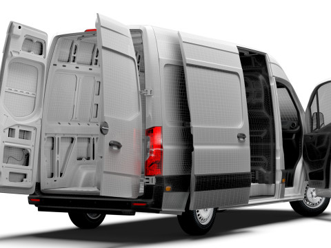 Freightliner Sprinter L2H2 RWD HQ Interior 2024 Model 3D