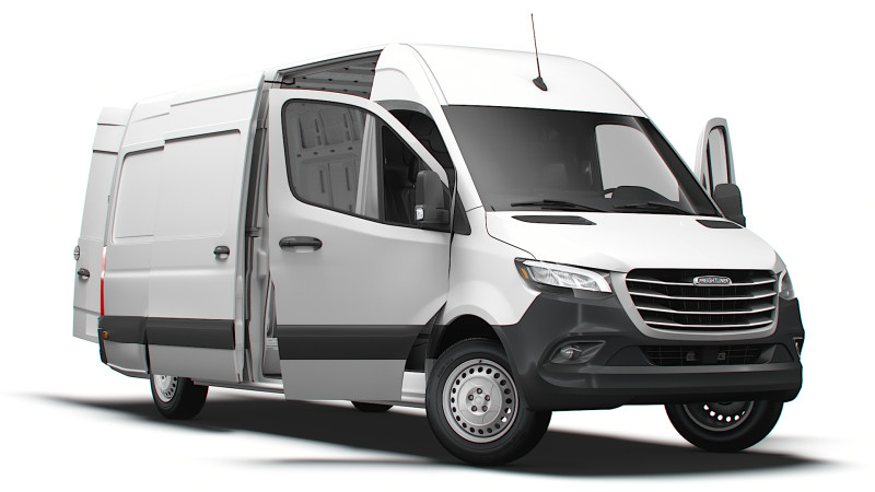 Freightliner Sprinter L3H2 RWD HQ Interior 2024 3D Модель .c4d .max .obj .3ds .fbx .stl .blend 