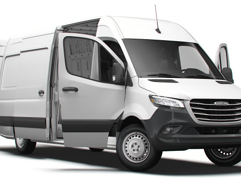 Freightliner Sprinter L3H2 RWD HQ Interior 2024 3D-Modell
