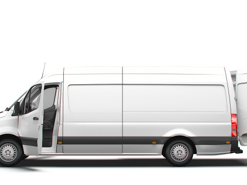 Freightliner Sprinter L3H2 RWD HQ Interior 2024 3D Модель