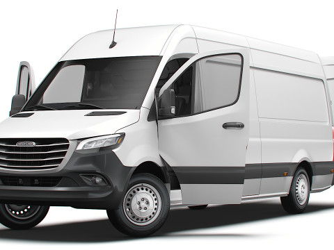 Freightliner Sprinter L3H2 RWD HQ Interior 2024 3D Модель