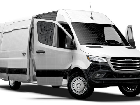 Freightliner Sprinter L3H2 RWD HQ Interior 2024 3D Модель