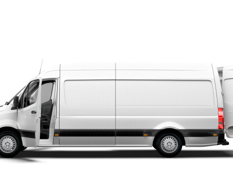 Freightliner Sprinter L3H2 RWD HQ Interior 2024 3D Модель