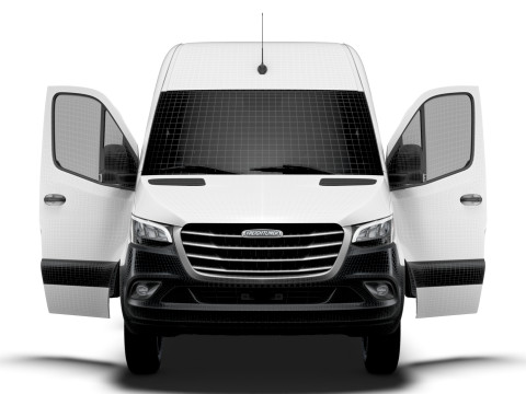 Freightliner Sprinter L3H2 RWD HQ Interior 2024 3D Модель