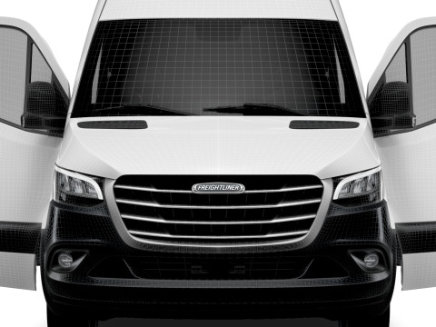 Freightliner Sprinter L3H2 RWD HQ Interior 2024 3D Модель